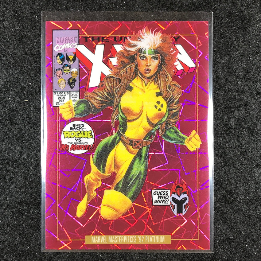 2024 Marvel Masterpieces '92 Platinum ROGUE Variant Cover Pink Laser 399/692 #79