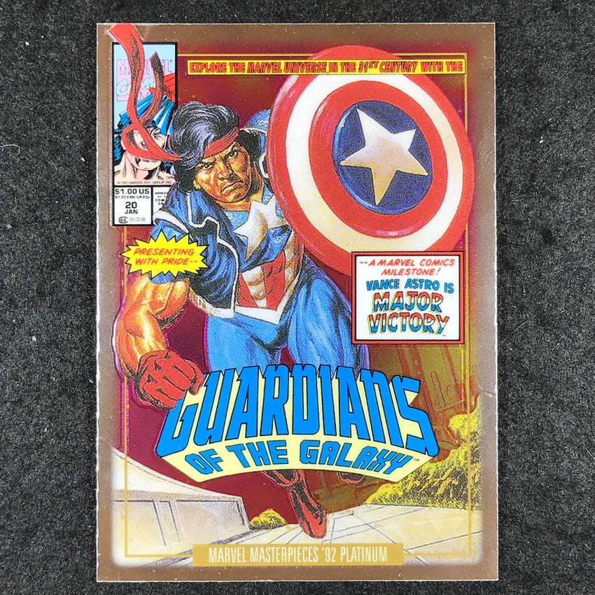 2024 Marvel Masterpieces '92 Platinum MAJOR VICTORY Variant Cover Base #48