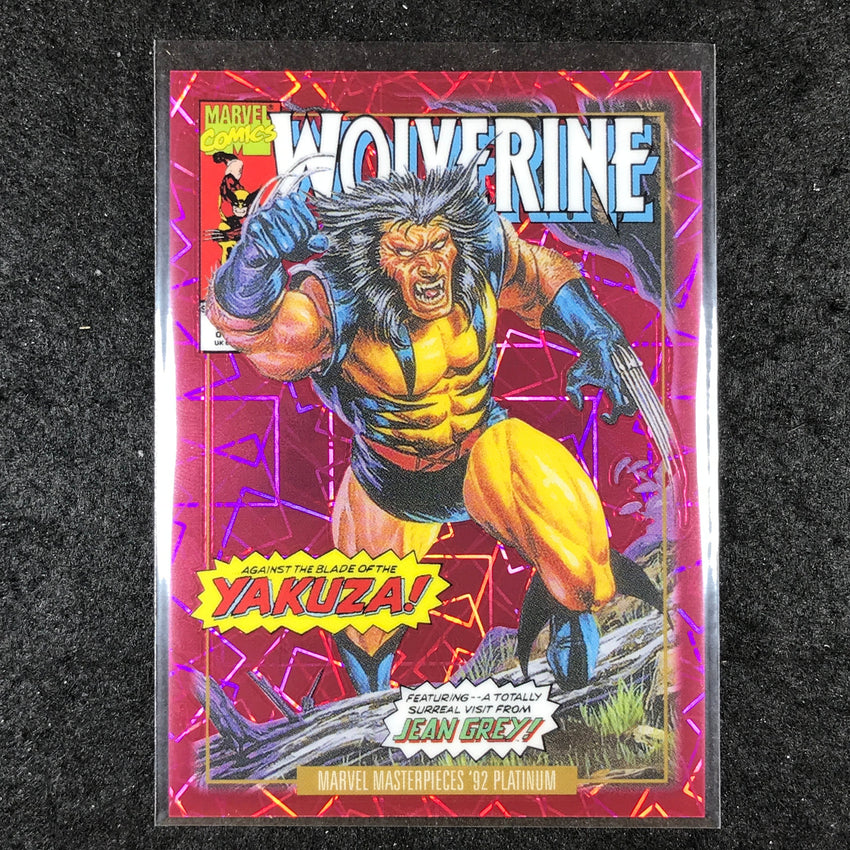 2024 Marvel Masterpieces '92 Platinum WOLVERINE Variant Pink Laser 314/692 #94