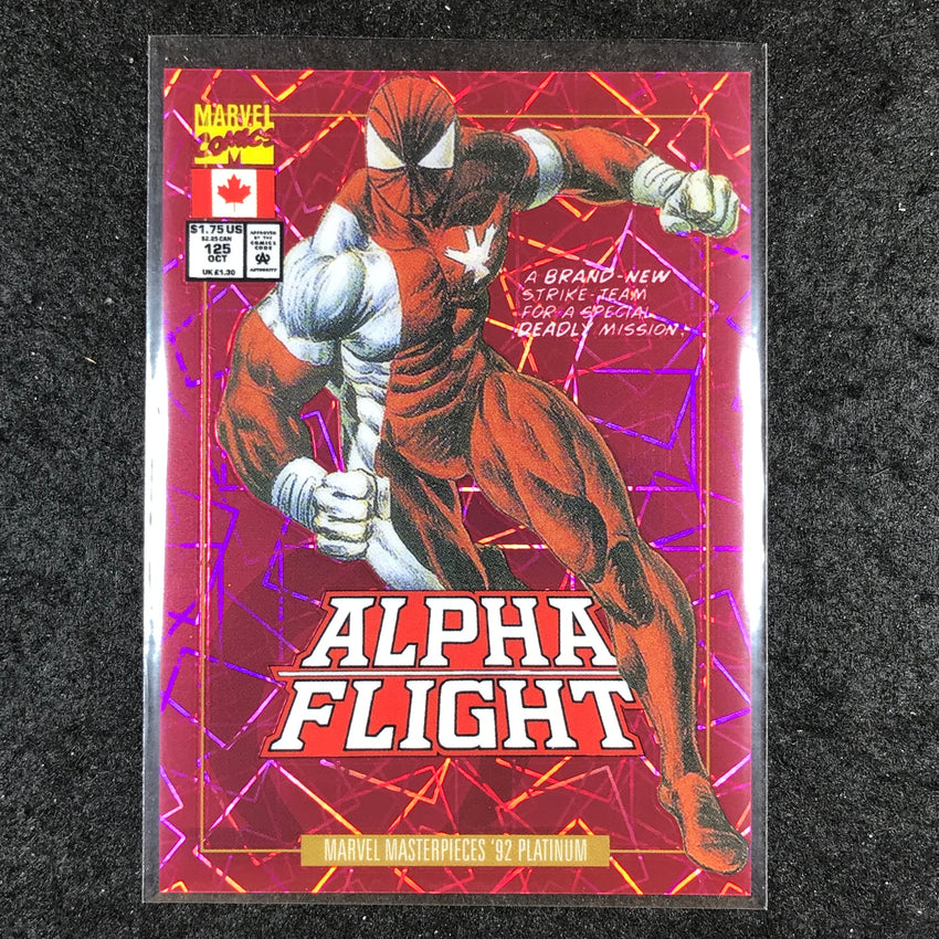 2024 Marvel Masterpieces '92 Platinum WEAPON OMEGA Variant Pink 451/692 #96