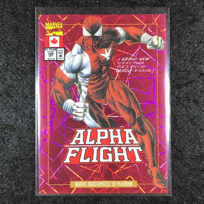 2024 Marvel Masterpieces '92 Platinum WEAPON OMEGA Variant Pink 502/692 #96