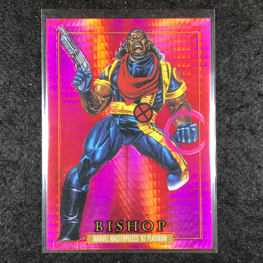 2024 Marvel Masterpieces '92 Platinum BISHOP Base Red Prism 51/492 #6