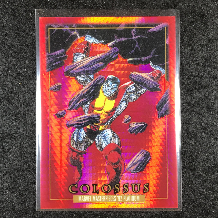 2024 Marvel Masterpieces '92 Platinum COLOSSUS Base Red Prism 309/492 #14