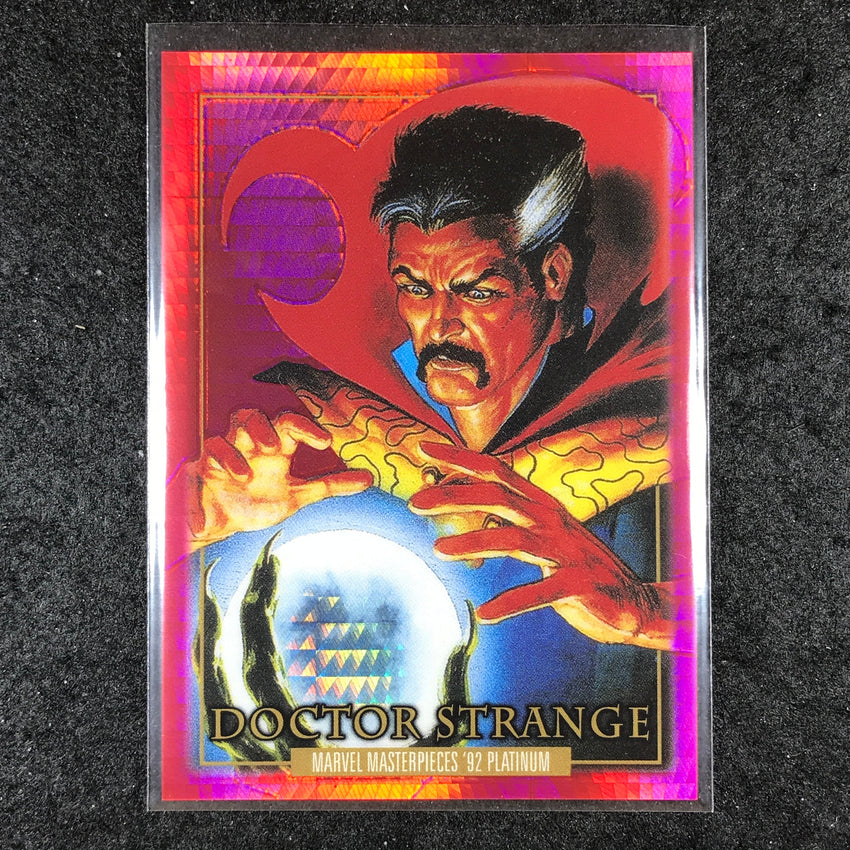 2024 Marvel Masterpieces '92 Platinum DOCTOR STRANGE Base Red Prism 70/492 #24