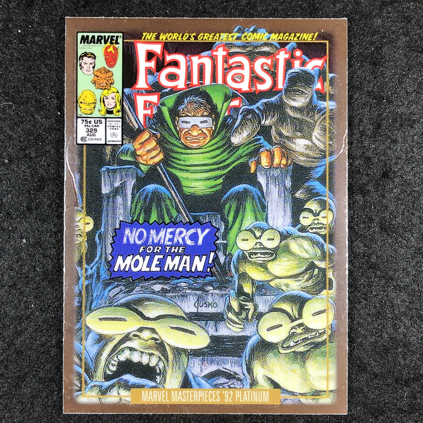 2024 Marvel Masterpieces '92 Platinum MOLE MAN Variant Cover Base #52