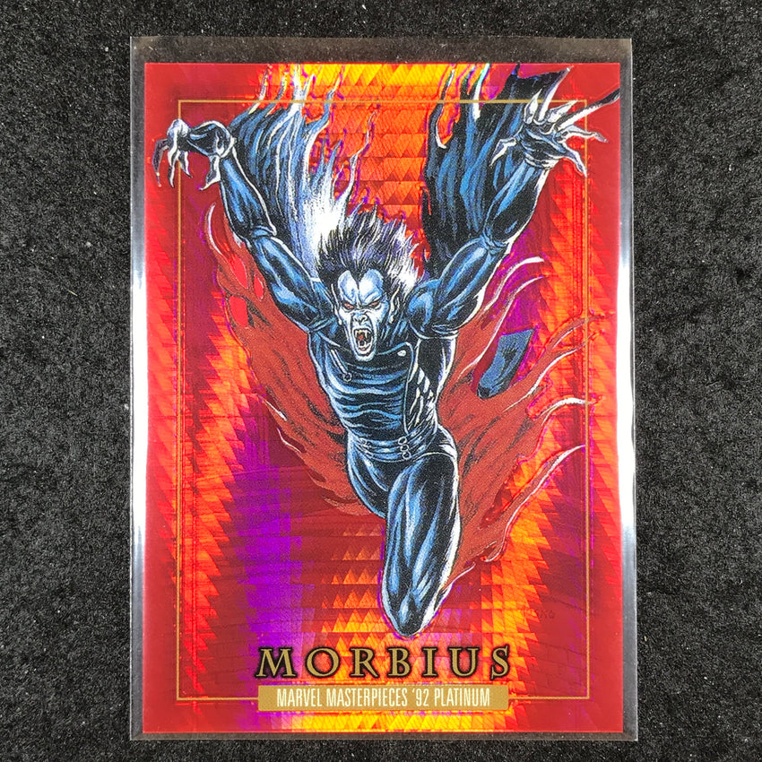 2024 Marvel Masterpieces '92 Platinum MORBIUS Base Red Prism 223/492 #60
