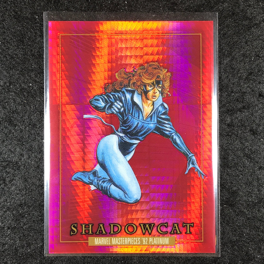 2024 Marvel Masterpieces '92 Platinum SHADOWCAT Base Red Prism 75/492 #75