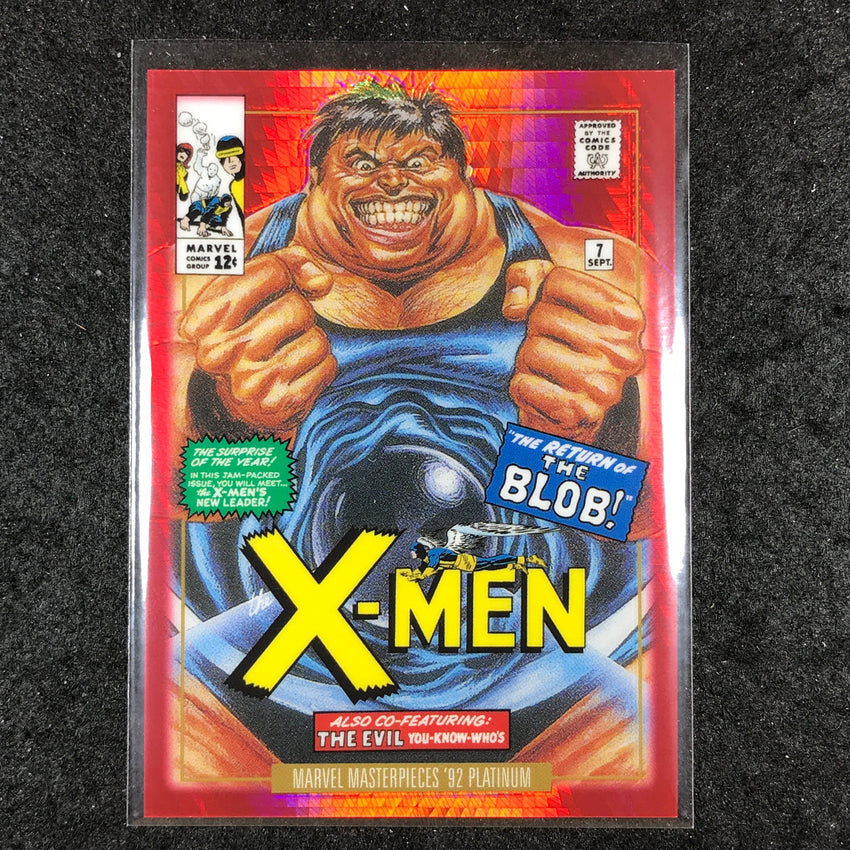 2024 Marvel Masterpieces '92 Platinum BLOB Variant Cover Red Prism 102/292 #1