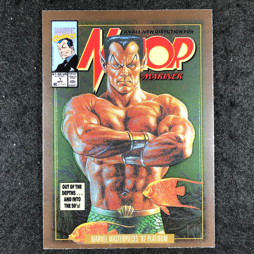2024 Marvel Masterpieces '92 Platinum NAMOR Variant Cover Base #57