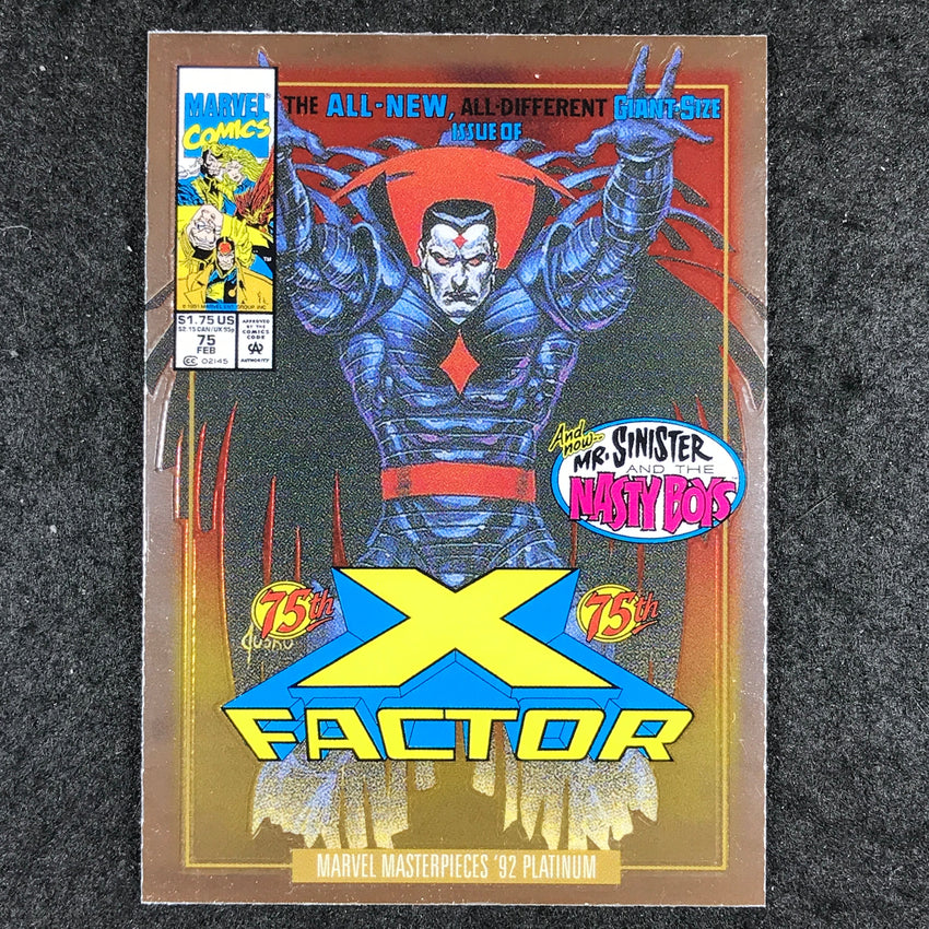 2024 Marvel Masterpieces '92 Platinum MISTER SINISTER Variant Cover Base #58