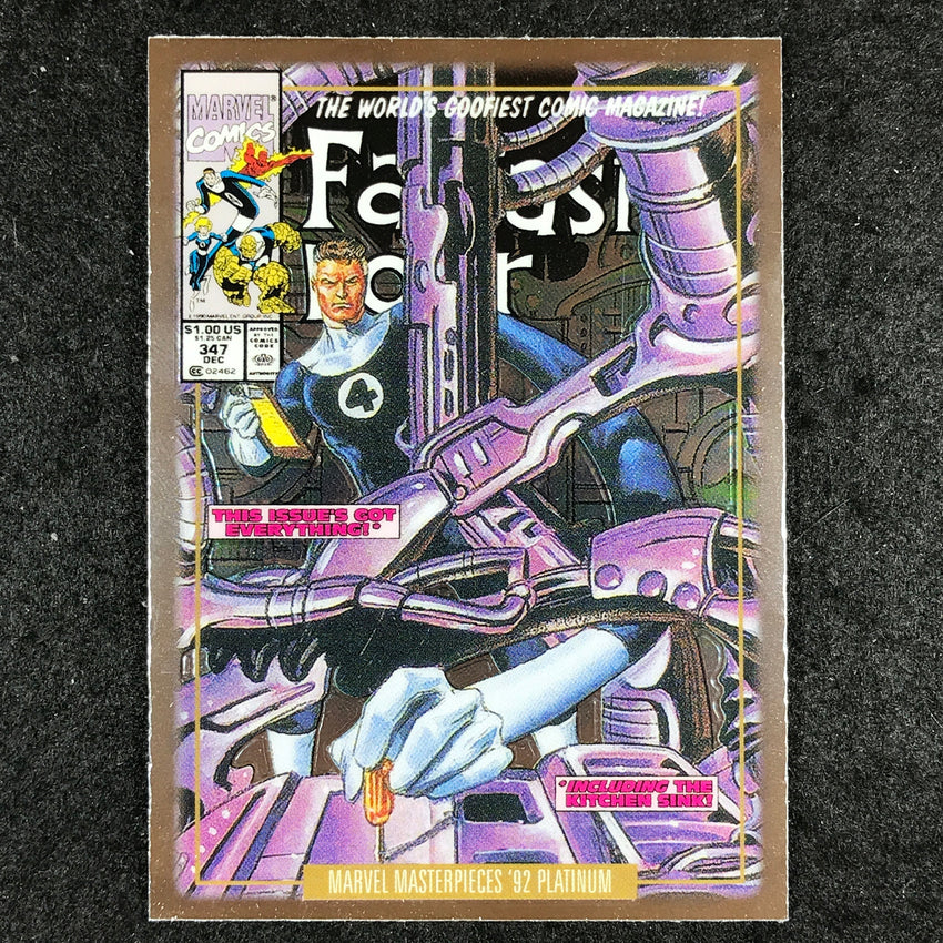 2024 Marvel Masterpieces '92 Platinum MR. FANTASTIC Variant Cover Base #59