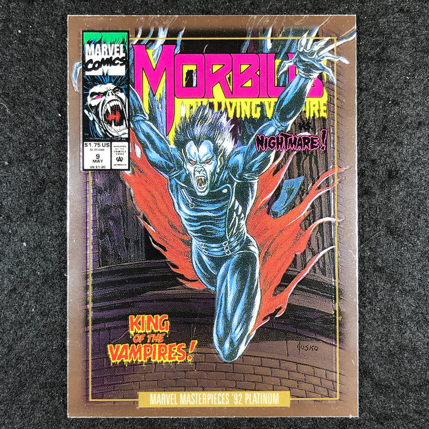 2024 Marvel Masterpieces '92 Platinum MORBIUS Variant Cover Base #60