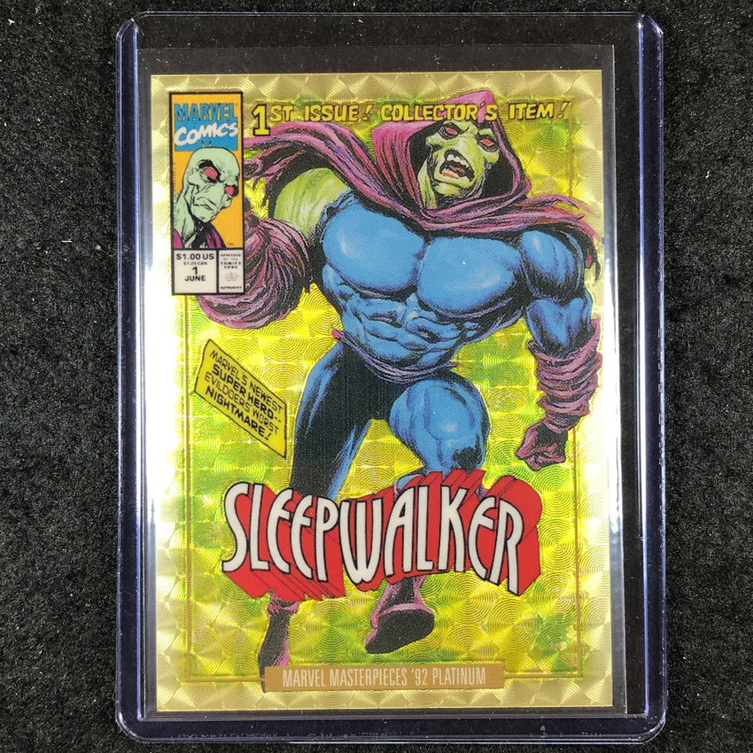 2024 Marvel Masterpieces '92 Platinum SLEEPWALKER Variant Golden Treasures 1/1