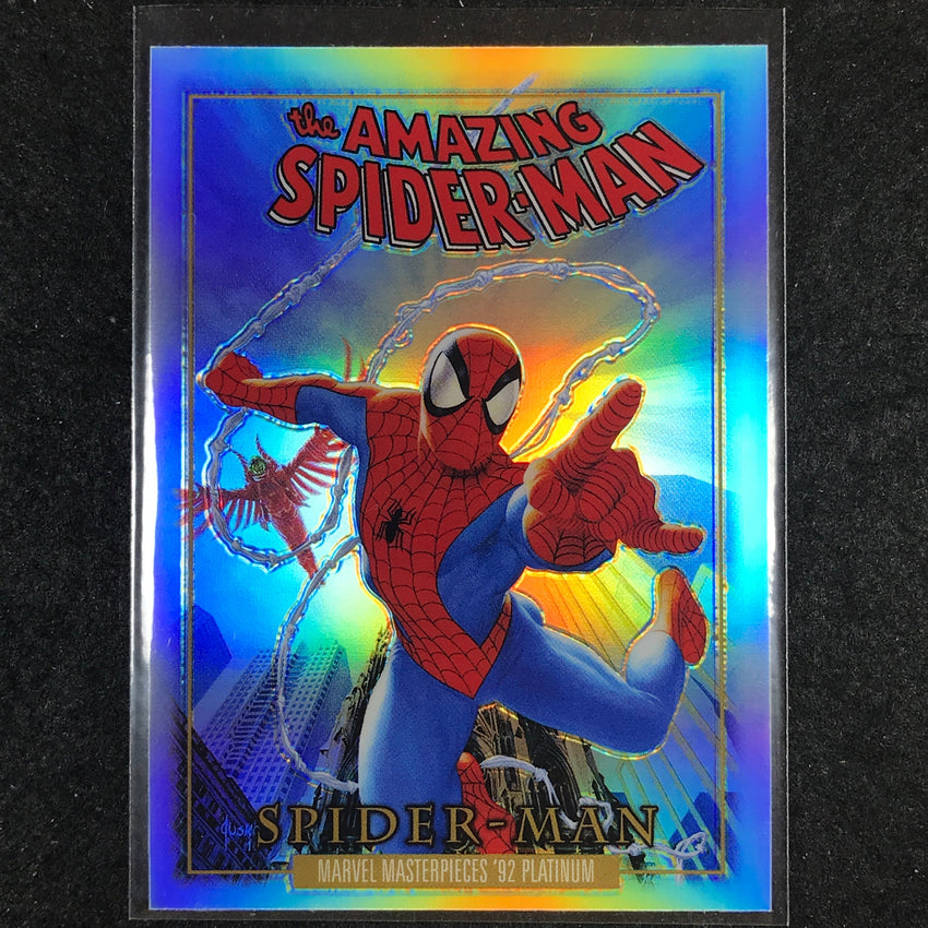2024 Marvel Masterpieces '92 Platinum SPIDER-MAN Fantastic Covers Rainbow #4