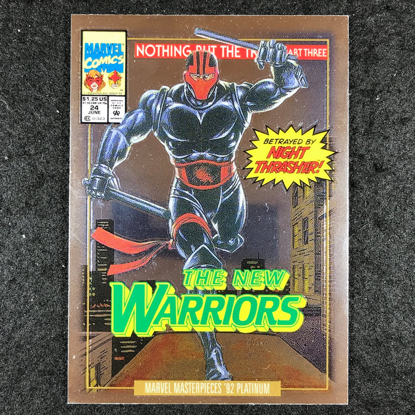2024 Marvel Masterpieces '92 Platinum NIGHT THRASHER Variant Cover Base #63