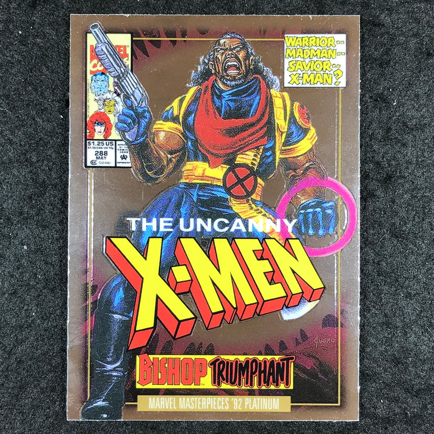 2024 Marvel Masterpieces '92 Platinum BISHOP Variant Cover Base #6