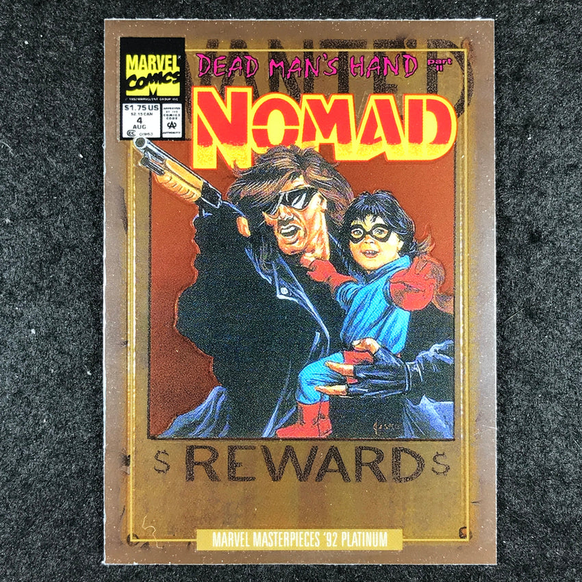 2024 Marvel Masterpieces '92 Platinum NOMAD Variant Cover Base #70