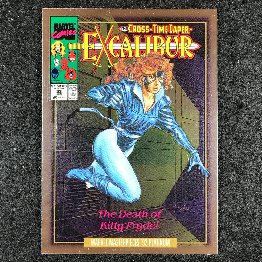 2024 Marvel Masterpieces '92 Platinum SHADOWCAT Variant Cover Base #75