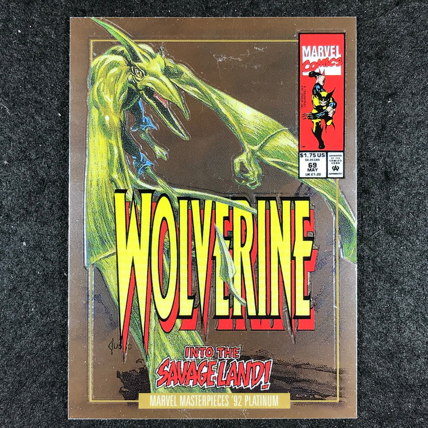 2024 Marvel Masterpieces '92 Platinum SAURON Variant Cover Base #76