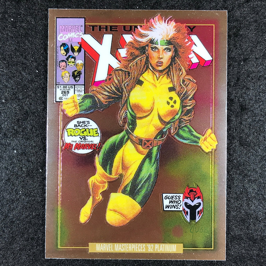 2024 Marvel Masterpieces '92 Platinum ROGUE Variant Cover Base #79