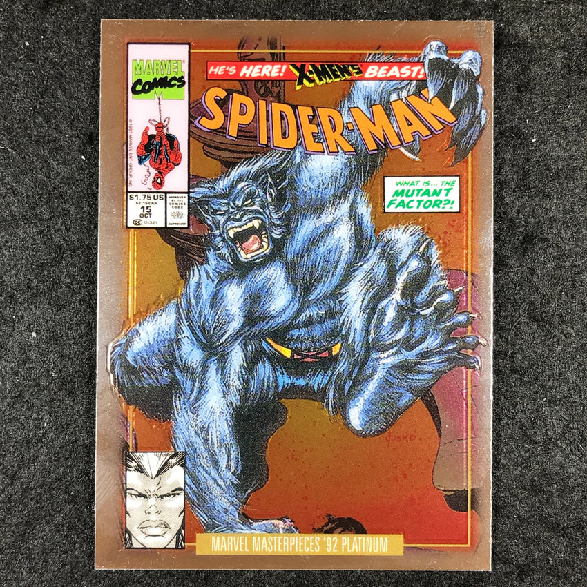 2024 Marvel Masterpieces '92 Platinum BEAST Variant Cover Base #7