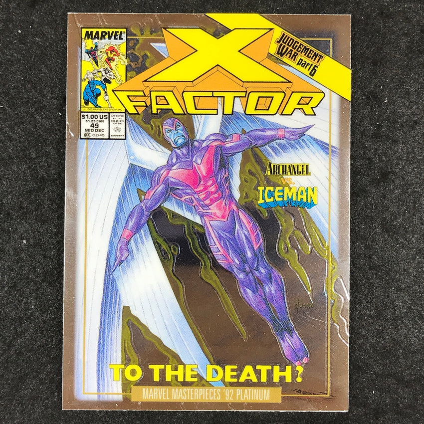 2024 Marvel Masterpieces '92 Platinum ARCHANGEL Variant Cover Base #8