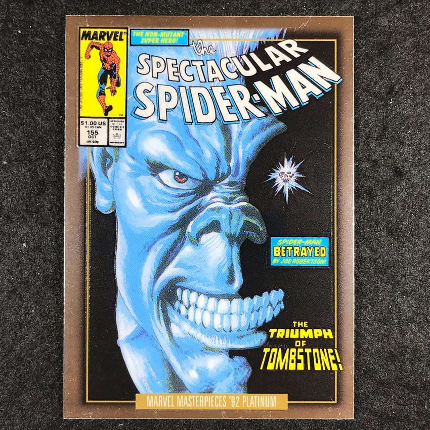2024 Marvel Masterpieces '92 Platinum TOMBSTONE Variant Cover Base #99