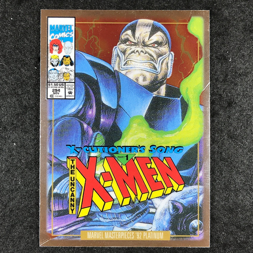 2024 Marvel Masterpieces '92 Platinum APOCALYPSE Variant Cover Base #9
