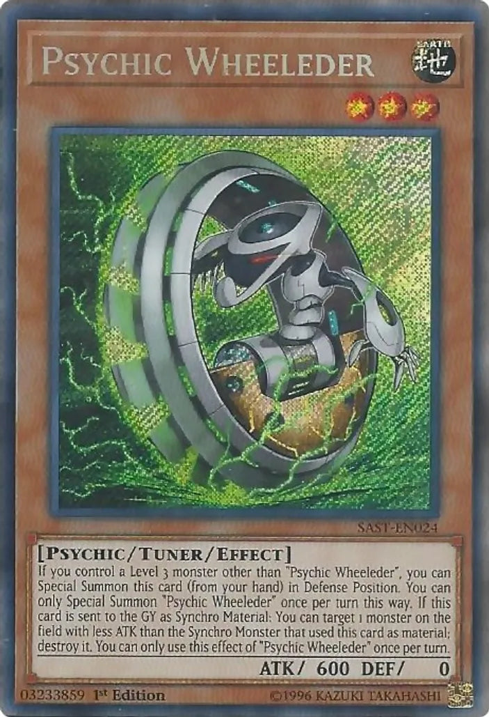 Psychic Wheeleder - SAST-EN024 - Secret Rare Savage Strike 1st Edition