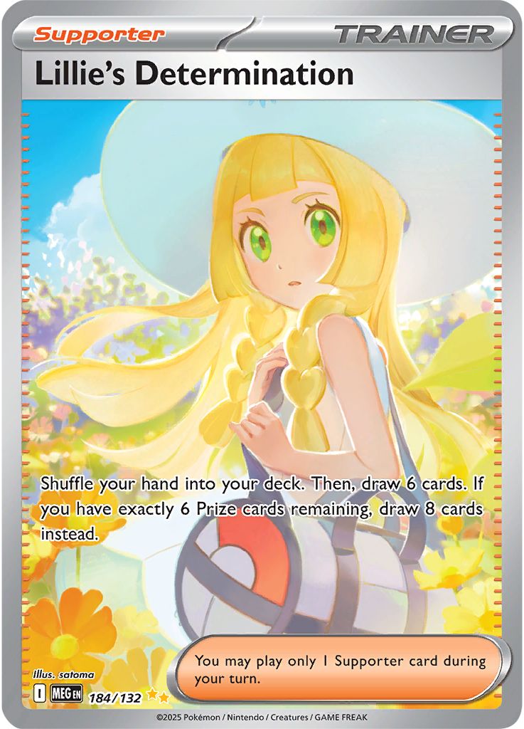 Lillie's Determination - [  184/132 ] - Special Illustration Rare - Pokemon ME01 Mega Evolution