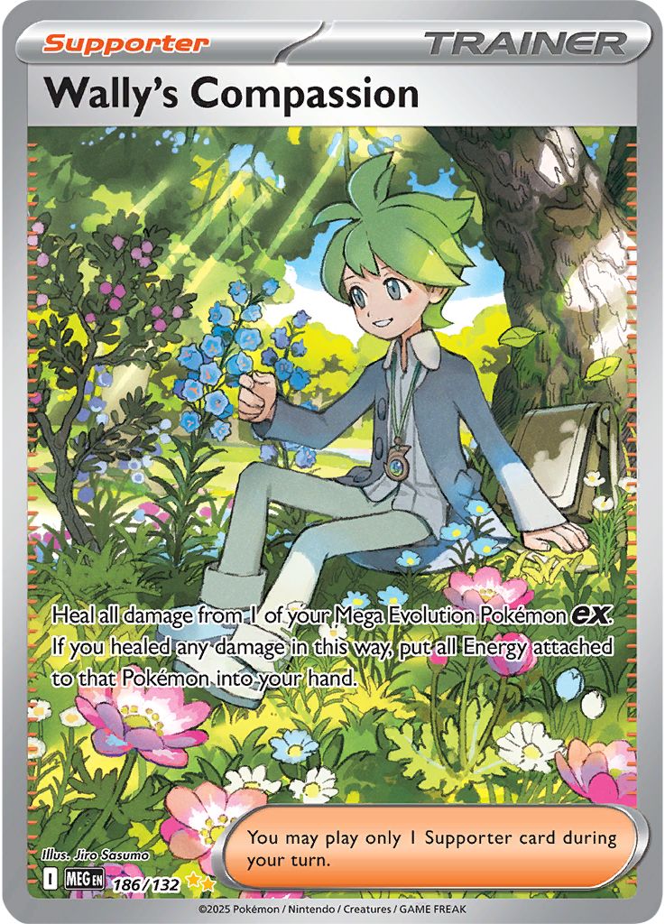 Wally's Compassion - [  186/132 ] - Special Illustration Rare - Pokemon ME01 Mega Evolution