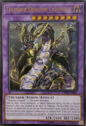 Thunder Dragon Colossus - OP10-EN001 - Ultimate Rare