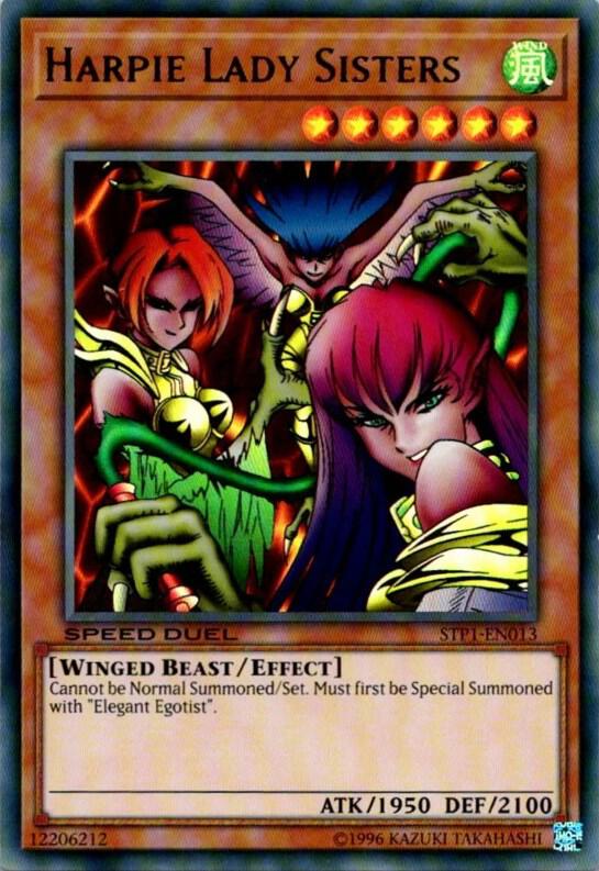 [ US PRINT ] Harpie Lady Sisters - STP1-EN013 - Ultra Rare
