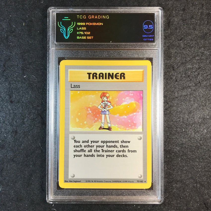 TCG 9.5 Lass - 75/102 - Base Set Unlimited 789