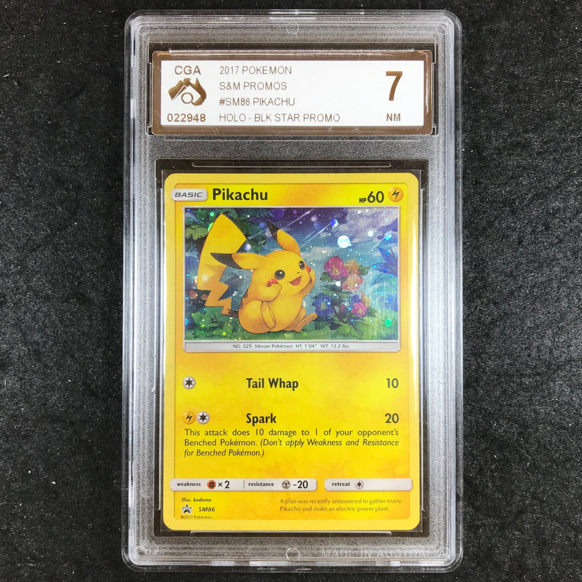 CGA 7 Pikachu - SM86 - 2017 Black Star Promo