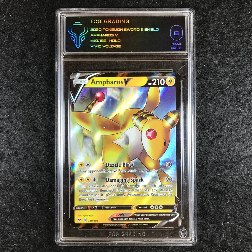 TCG 8 Ampharos - 049/185 - Holo Vivid Voltage 474
