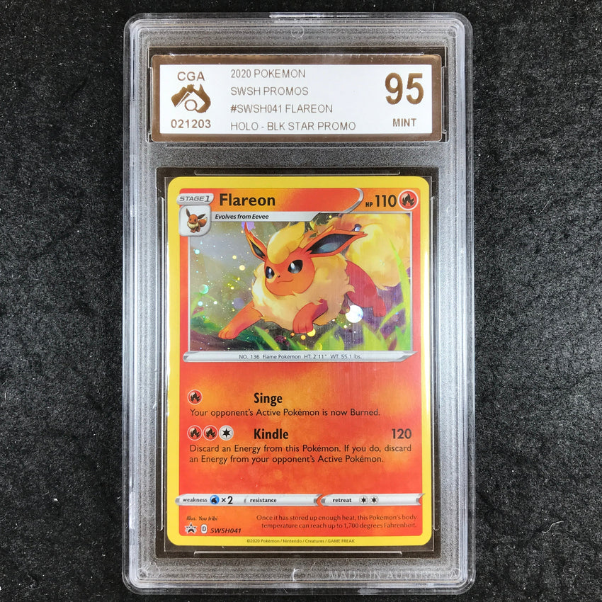CGA 95 Flareon - SWSH041 - Holo Black Star Promo 203