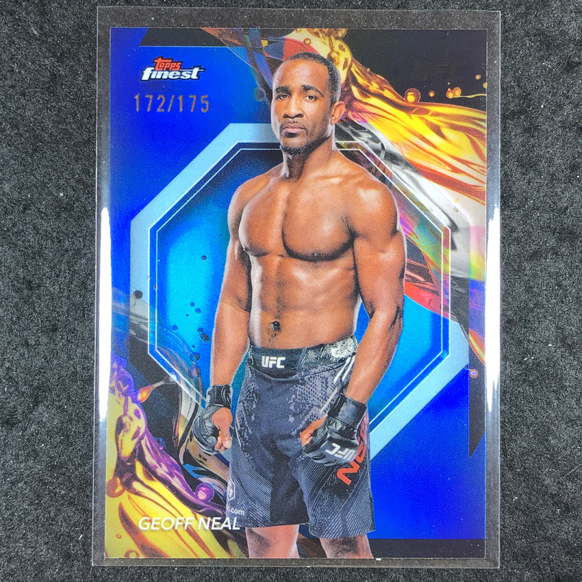 2024 Topps Finest UFC GEOFF NEAL Uncommon Blue /175 #128