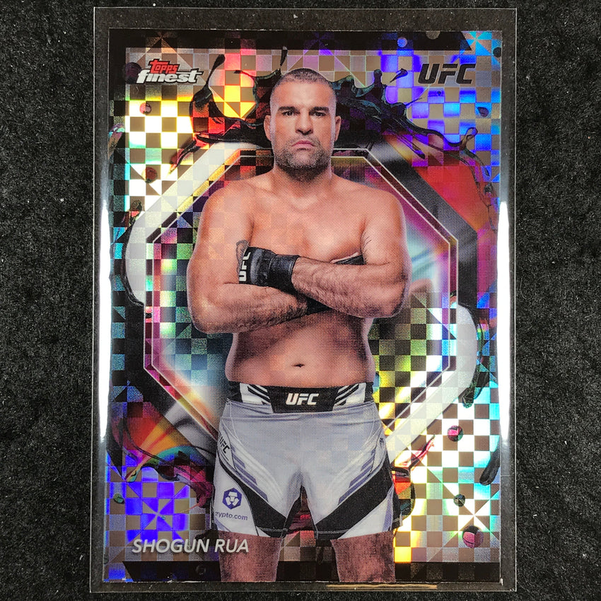 2024 Topps Finest UFC SHOGUN RUA Rare Checkerboard #209