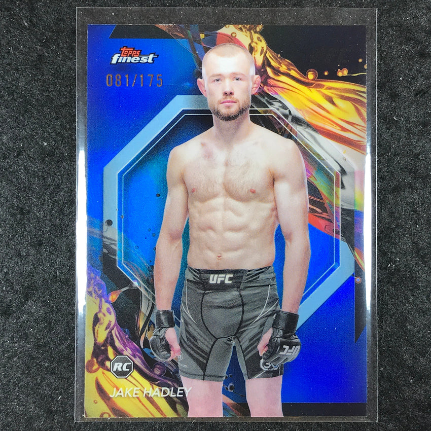 2024 Topps Finest UFC JAKE HADLEY Rookie Uncommon Blue /175 #199
