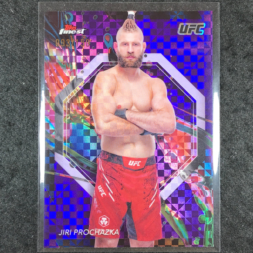 2024 Topps Finest UFC JIRI PROCHAZKA Common Purple Checkerboard /150 #78