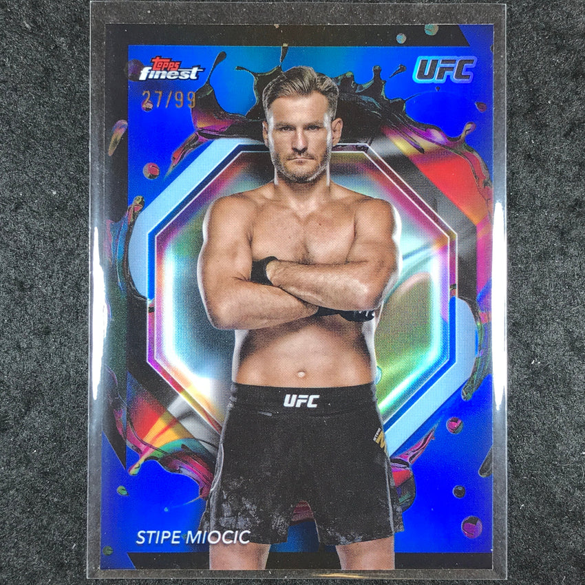 2024 Topps Finest UFC STIPE MIOCIC Rare Blue 27/99 #241