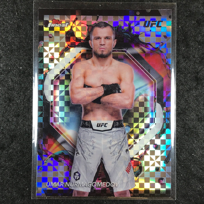 2024 Topps Finest UFC UMAR NURMAGOMEDOV Rare Checkerboard #268