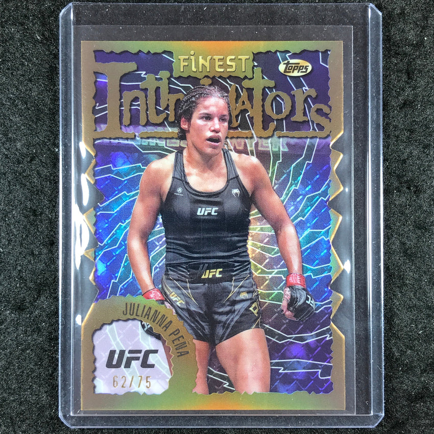 2024 Topps Finest UFC JULIANNA PEÑA Intimidators Die-Cut 62/75 #19