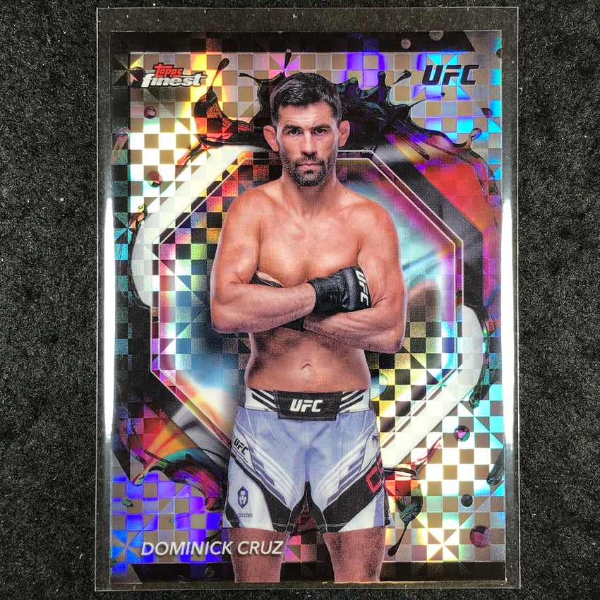 2024 Topps Finest UFC DOMINICK CRUZ Rare Checkerboard #300