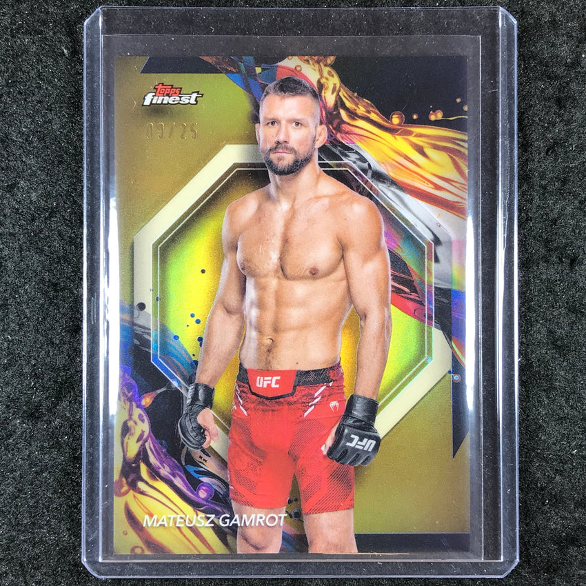 2024 Topps Finest UFC MATEUSZ GAMROT Uncommon Gold 9/25 #106