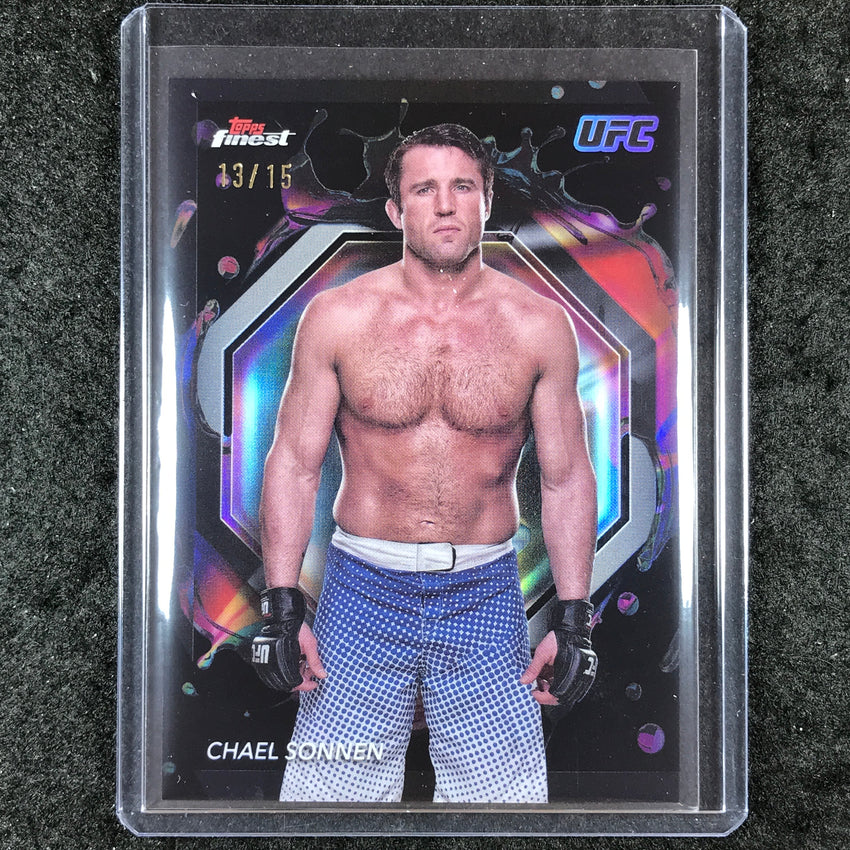 2024 Topps Finest UFC CHAEL SONNEN Rare Black 13/15 #248