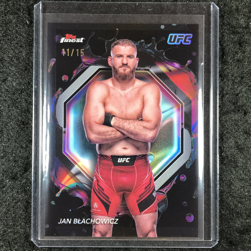 2024 Topps Finest UFC JAN BLACHOWICZ Rare Black 11/15 #49