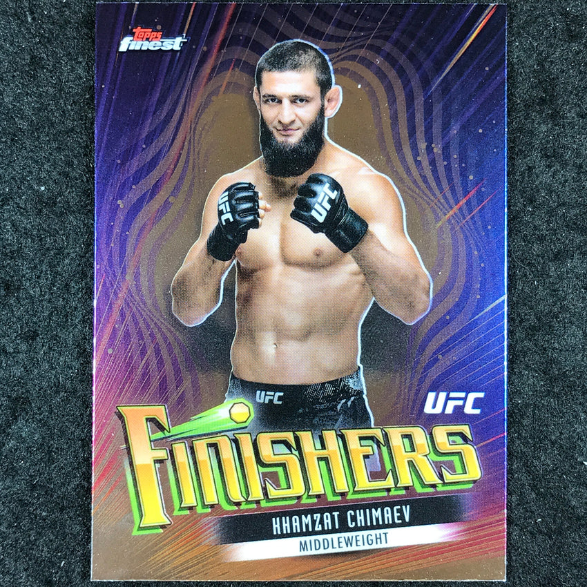 2024 Topps Finest UFC KHAMZAT CHIMAEV Finishers Base #2