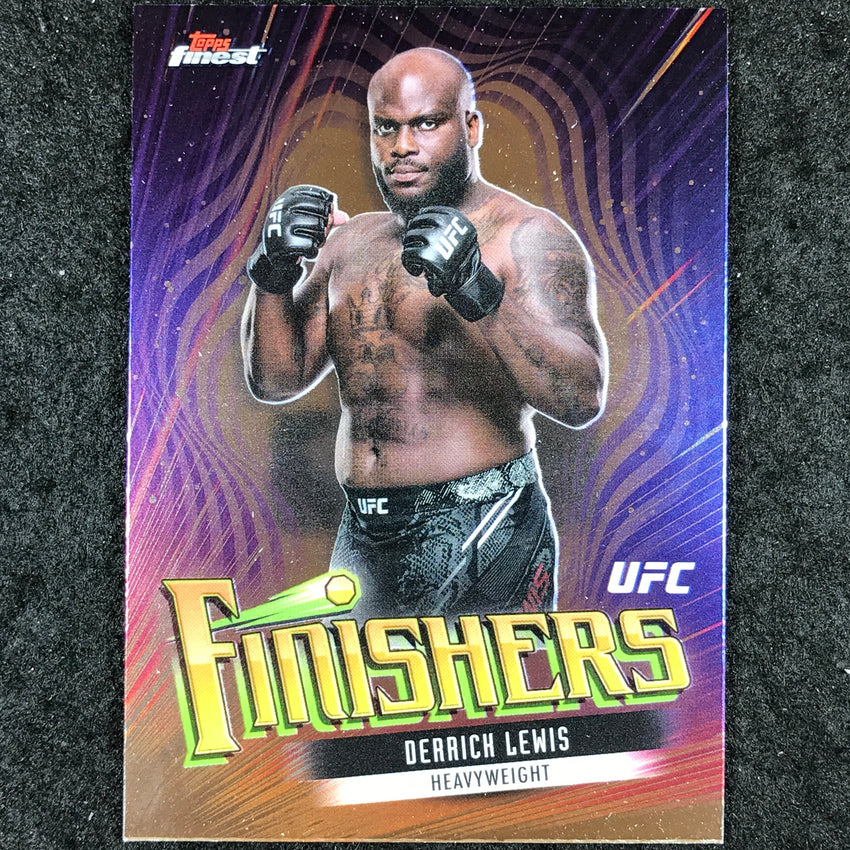 2024 Topps Finest UFC DERRICK LEWIS Finishers Base #7